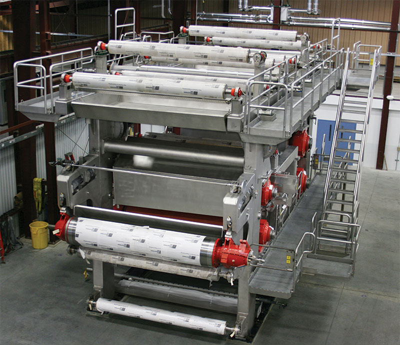 Assembled Press Section with Suction Roll